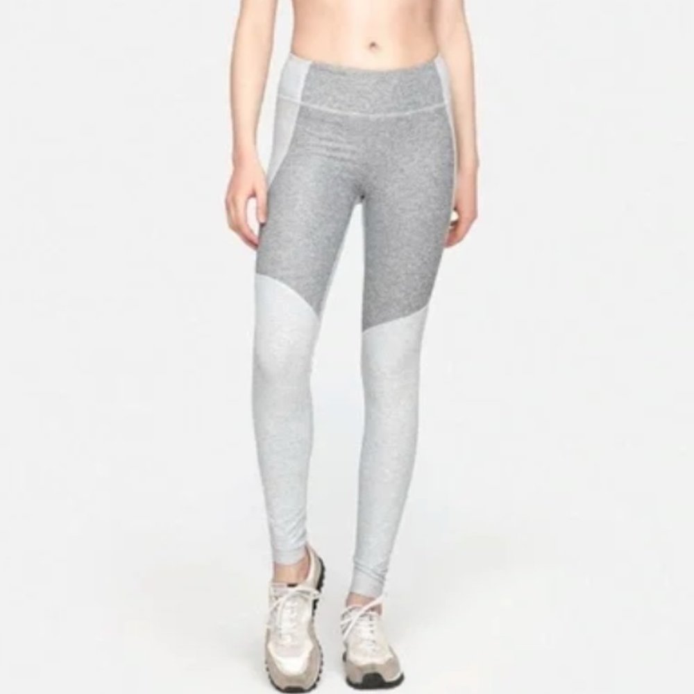 Outdoor Voices Two Tone Warmup Leggings - Dove/Ash - NEVER WORN